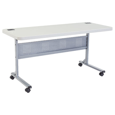 National Public Seating BPFT-2460 NPS® Flip-N-Store Training Table 24" X 60"