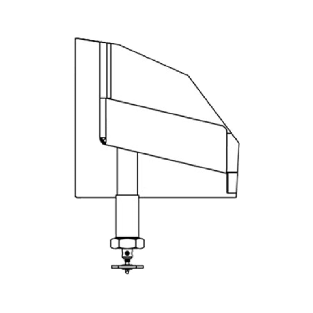 Vulcan BPDOV-1 2" Draw-off Valve Left Front Straight With Strainer (pan Support Not Available On 30-gallon)