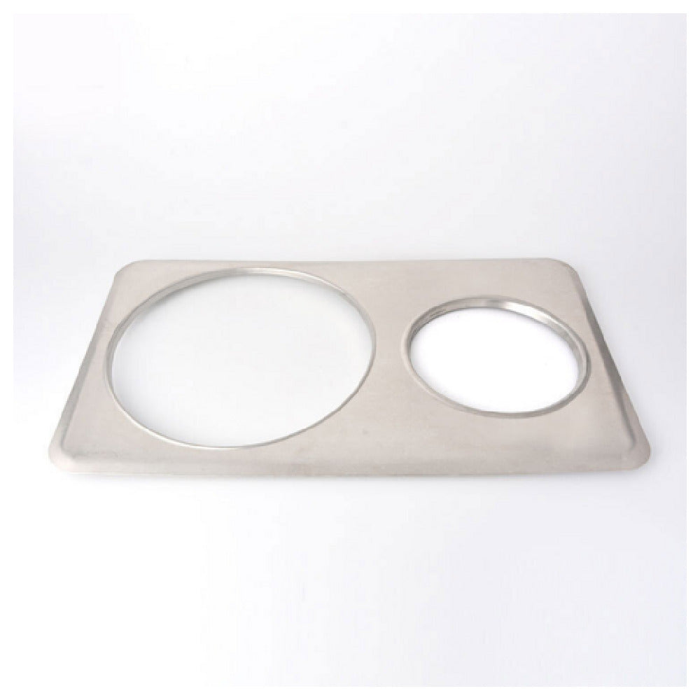 Omcan 46368 (46368) Adapter Plates Inset Hole Size: (1) 6-3/8" Dia. & (1) 10-3/8"dia.