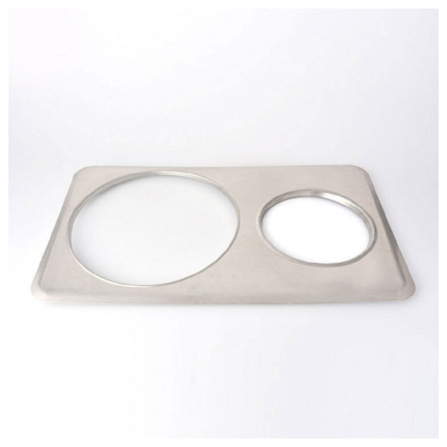 Omcan 46368 (46368) Adapter Plates Inset Hole Size: (1) 6-3/8" Dia. & (1) 10-3/8"dia.