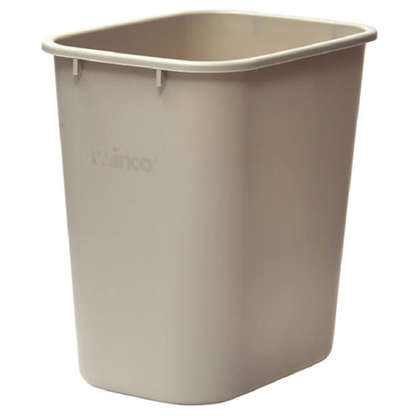 Winco PWR-28BE Wastebasket 28 Qt. 14-5/8"W X 10-1/4"D X 15"H