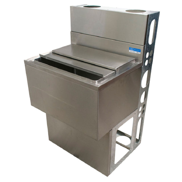 BK Resources UBDW-18-IBCP48-10 Underbar Ice Bin With 10-circuit Aluminum Cold Plate