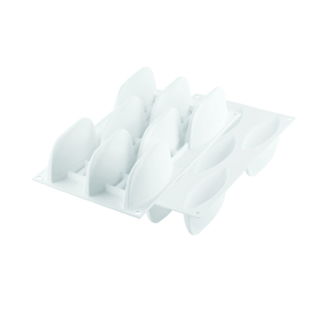 Louis Tellier CURVE VELA 100 Silicone Mould 4.52"W X 1.4"D X 2.24"H Dishwasher Safe