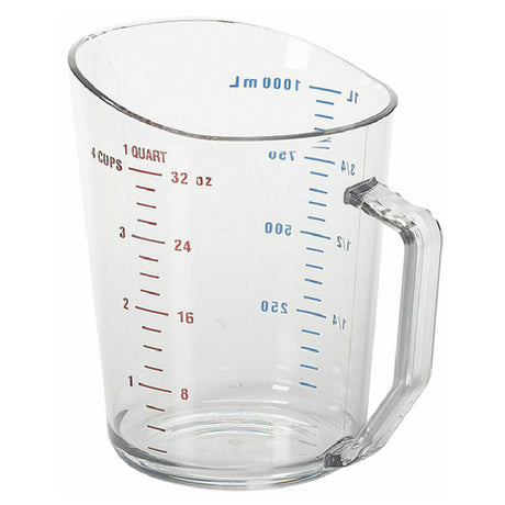 Cambro 100MCCW135 Camwear® Measuring Cup 1 Qt. Molded Handle