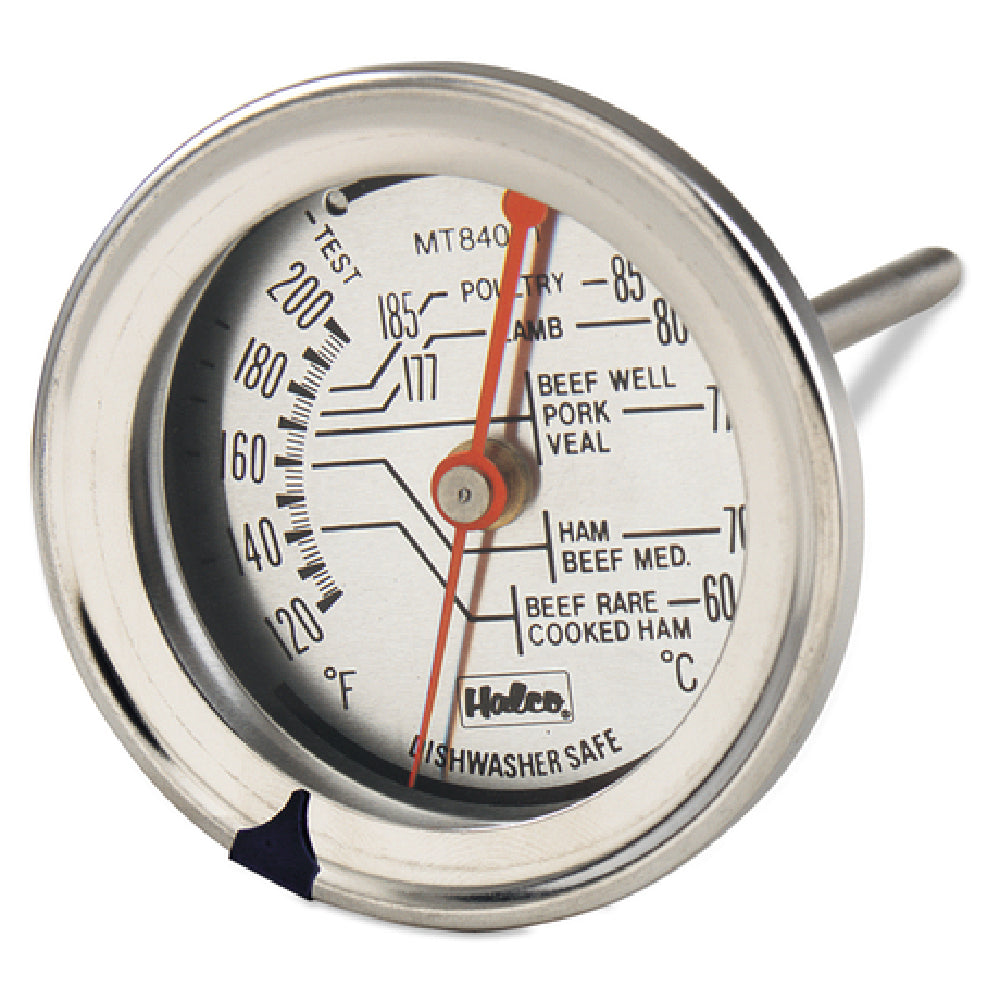 Browne Foodservice MT84001 Meat Thermometer 2-3/8" Dial 5"L