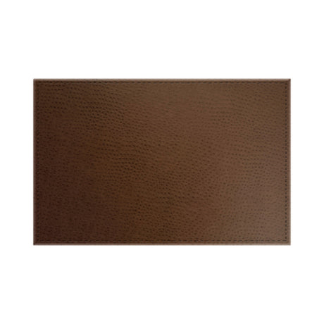 Risch TABLEMAT-CH 17X11 Chesterfield Ostrich Texture Faux-leather Table Mat (specify Color)