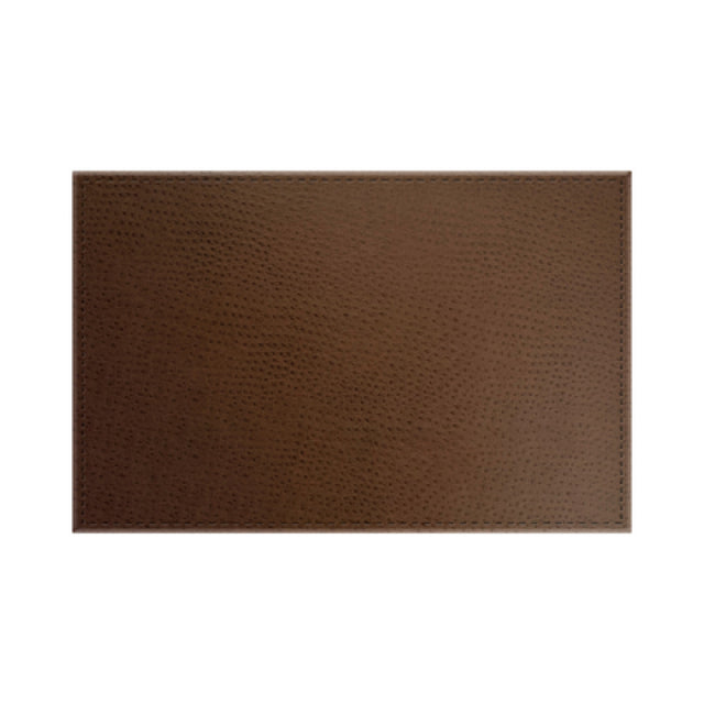 Risch TABLEMAT-CH 17X11 Chesterfield Ostrich Texture Faux-leather Table Mat (specify Color)