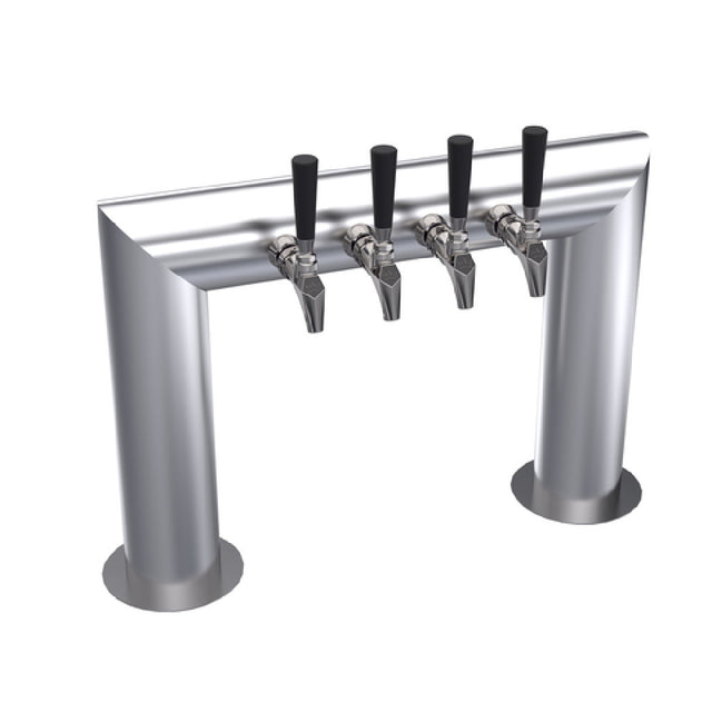 Krowne KPTU-4S Krowne Pass-Thru Tower Four Faucets Handles And Faucets Not Included