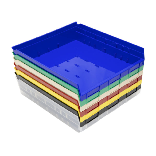 Quantum QSB122CS_BLUE - Economy Shelf Bin, Nesting, 16-1/8"W X 17-7/8"L X 4"H