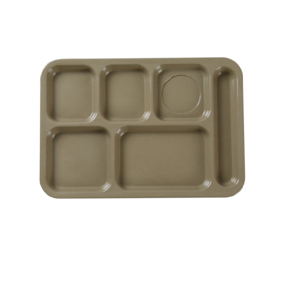 Yanco NC-802S Nu-Classic Compartment Tray 14"L X 10"W 6-compartments
