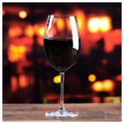 Buccaneer Container Corp 1LS01BD26-DECO (Buccaneer) Bordeaux Glass 24.5 Oz. Glass