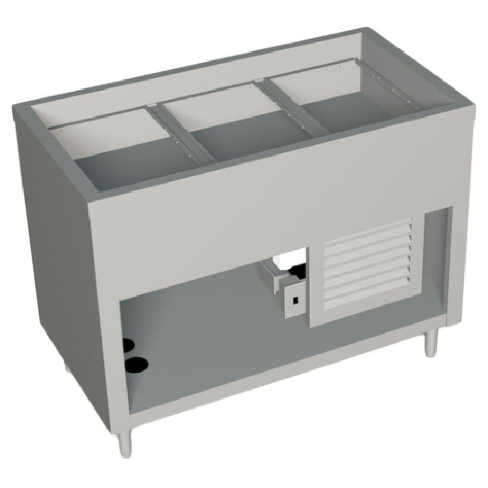 Duke 315-25PG-N7_217102 AeroServ™ Cold Pan Unit 46"W X 24-1/2"D X 36"H 20 Ga Stainless Steel Top