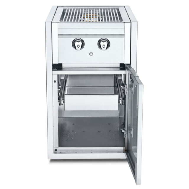 Crown Verity IBISC-SB-1D Infinite Series Small Cabinet With Built-In Dual Side Burner & Single Drawer