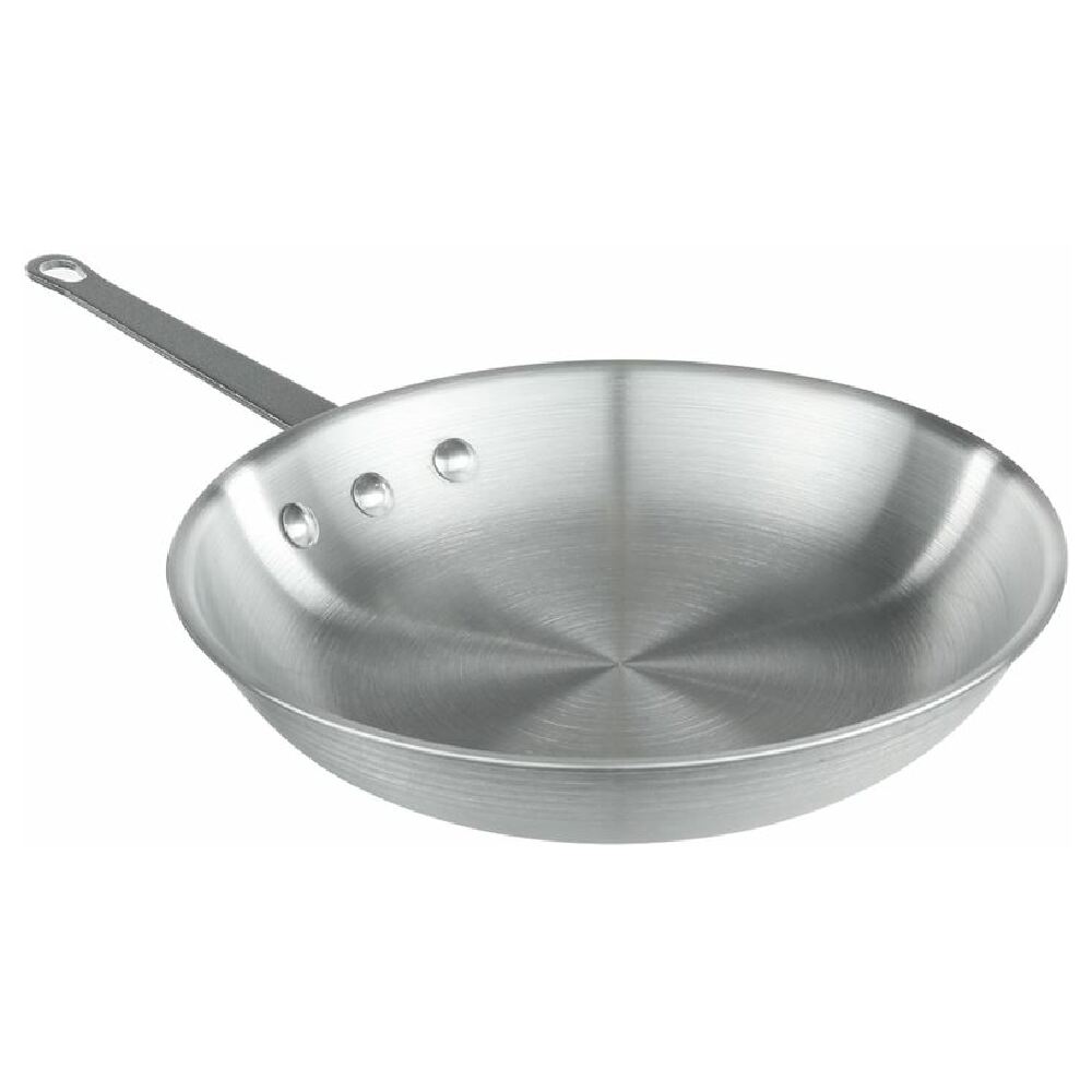 Chef Approved 224314 Aluminum Fry Pan 3003 Aluminum 3.5mm Natural Finish