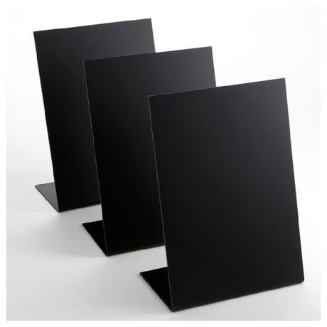 American Metalcraft TBABLA5 Chalkboard 5-7/8" L X 3" W X 8-1/4" H Table Top