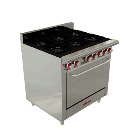 Coriat USA EC-6-HG - Range, Gas, 34-41/64"W X 31-7/8"D X 41-17/32"H