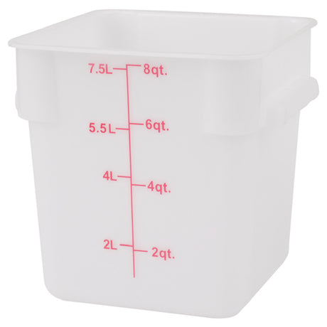 Stanton Trading PES-8 - Food Storage Container, Square, 8 Qt.