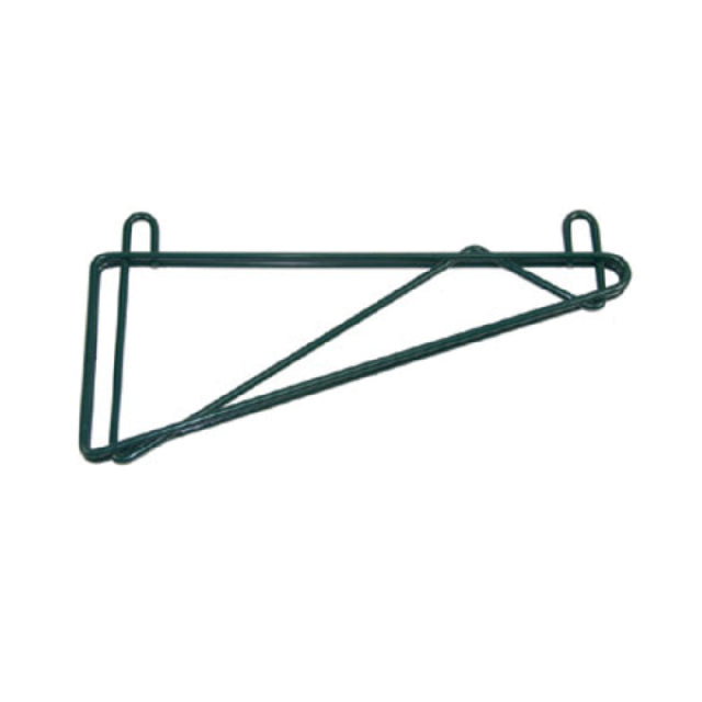 Klinger's Trading SS14-GREEN Single Wall Bracket For 14"D Shelf Green Epoxy Finish (sold Each)