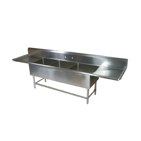 John Boos 43PB20284-2D24 Pro-Bowl Sink 3-compartment 111-1/4"W X 33-1/2"D X 44-1/16"H Overall Size