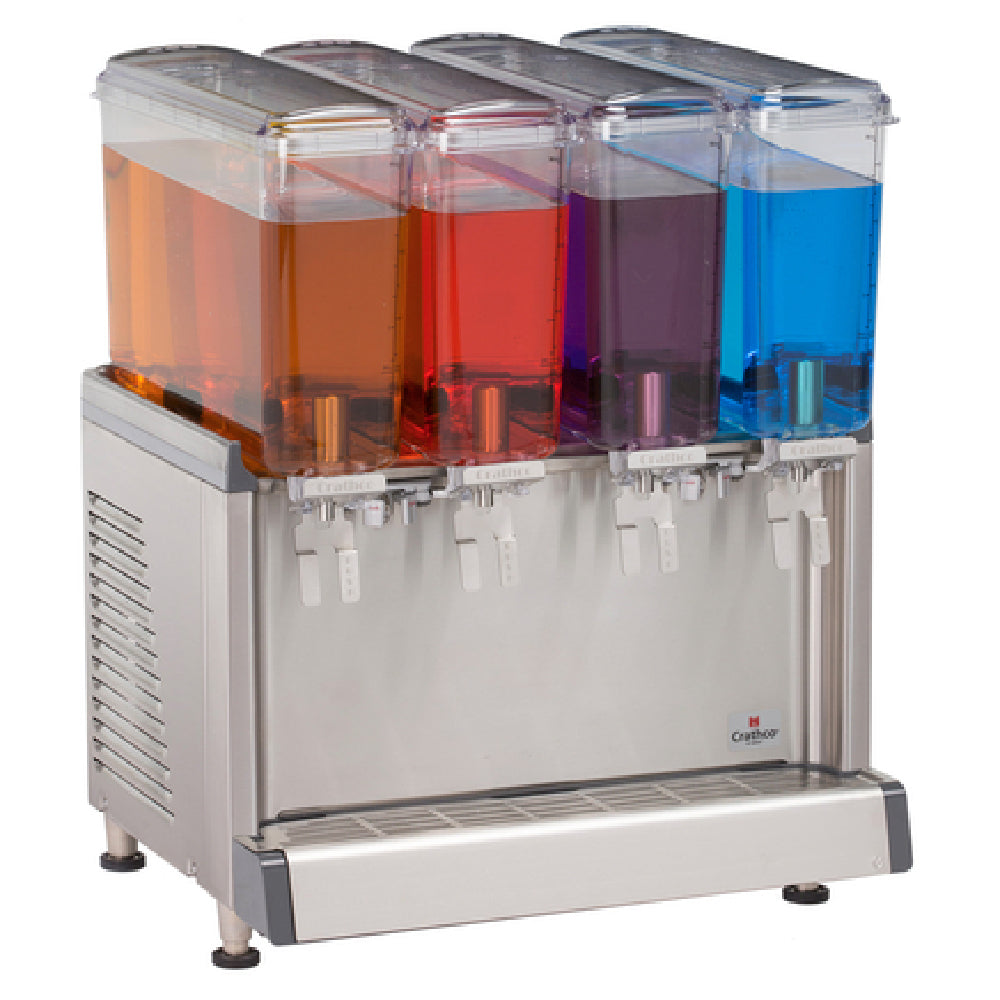 Crathco CS-4E-16 GRINDMASTER Beverage Crathco® Simplicity® Bubbler® Mini-Quad Pre-Mix Cold Beverage Dispenser