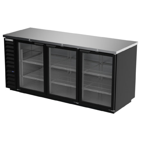 Beverage Air BB78HC-1-FG-B Refrigerated Food Rated Back Bar Storage Cabinet Three-section