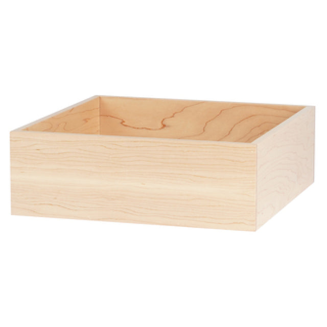 Cal Mil 22317-4-71 Blonde Box 12" X 12" X 4" Square