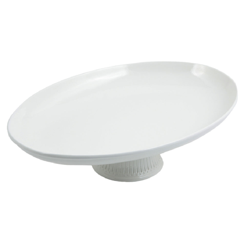 Bon Chef 20269059HGLD Platter 17" X 12-1/4" X 5" H Pedestal Coupe