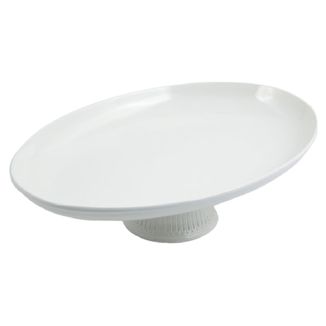 Bon Chef 20269059HGLD Platter 17" X 12-1/4" X 5" H Pedestal Coupe