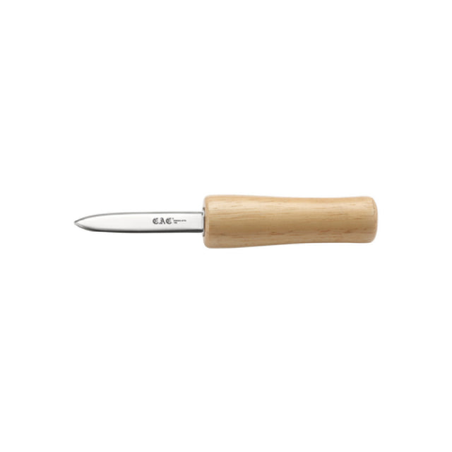 CAC China KWOC-278 Oyster/Clam Knife 2-7/8" Pointed Tip