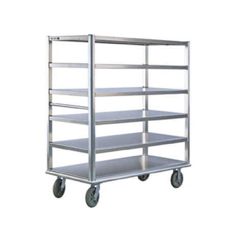 New Age Industrial 1455 Queen Mary Banquet Cart With Push Handle (6) Solid Shelves