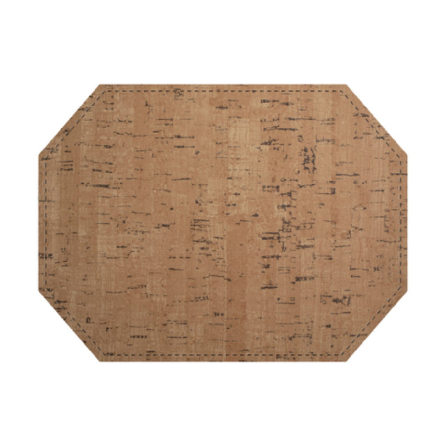 Risch PLACEMATDXOCT-VINO 16X12 Vino Faux-cork Premium Sewn Placemat (specify Color)