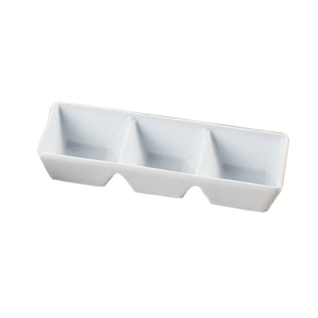 Yanco ML-737 Main Land Divided Tray 1-1/2 Oz. Each Compartment 7"L X 2-1/2"W X 1-1/4"H