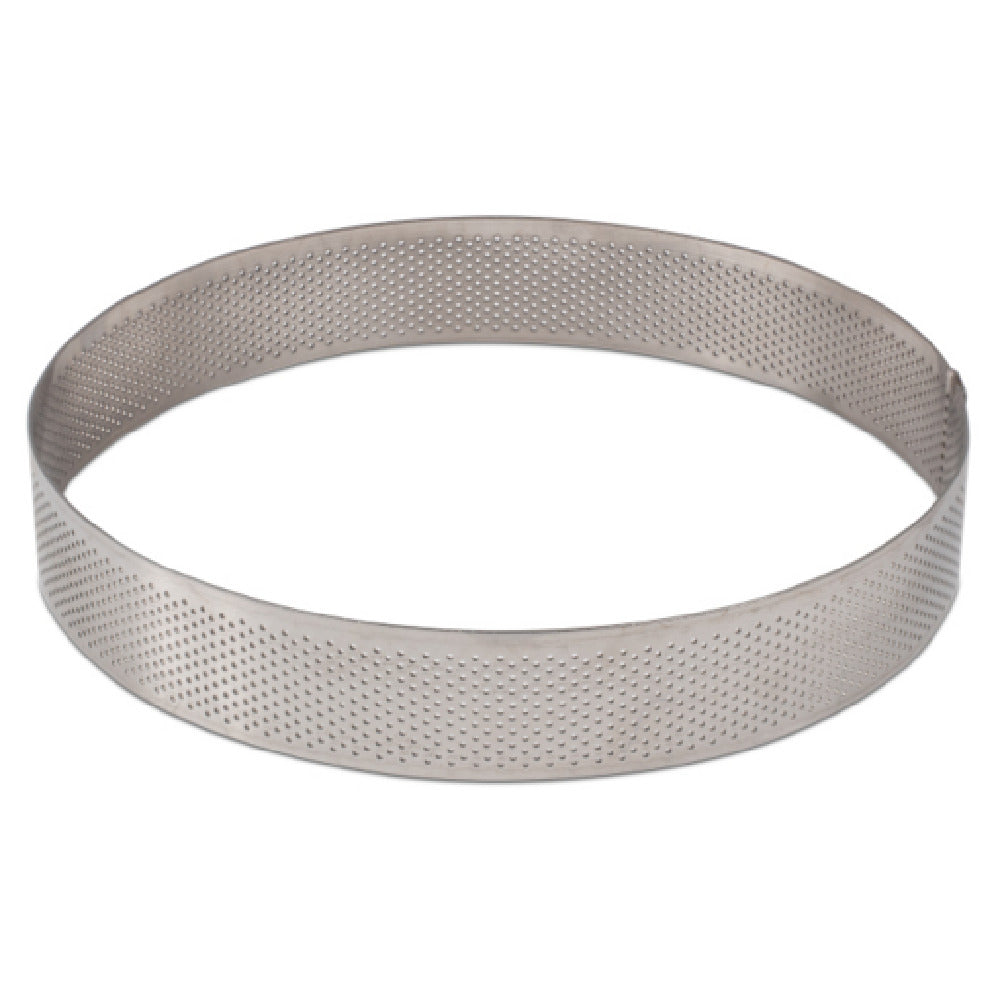 JB Prince MA220 Pavoni Crostate Micro Tart Ring 8-1/4"dia X 1-1/3"H Round