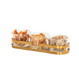 Cal Mil 23797-4-130 Brooklyn Mixology Holder For 16 Oz. Jars 13.5"W X 5"D X 4.75"