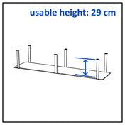 Bauscher Hepp VE-50006 - Venta® Shelf, To Create Storage Space Under A Buffet Table