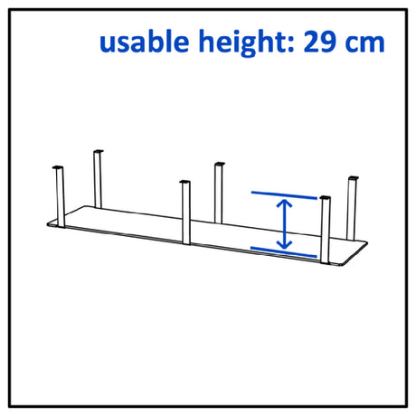 Bauscher Hepp VE-50006 - Venta® Shelf, To Create Storage Space Under A Buffet Table