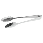 Hubert 20632 - Serving Tongs, 9", Scalloped
