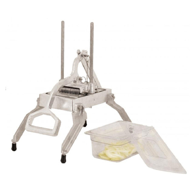 Omcan 41863 (41863) Vertical Fruit & Vegetable Slicer Countertop 1/4" Stainless Steel Blade