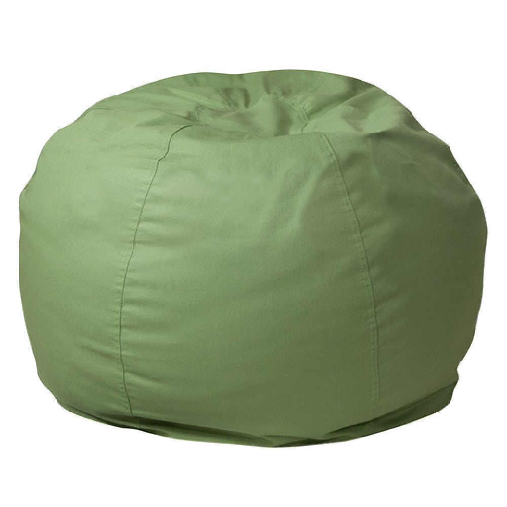 Flash Furniture DG-BEAN-SMALL-SOLID-GRN-GG Bean Bag Chair Small Removable Slip Cover