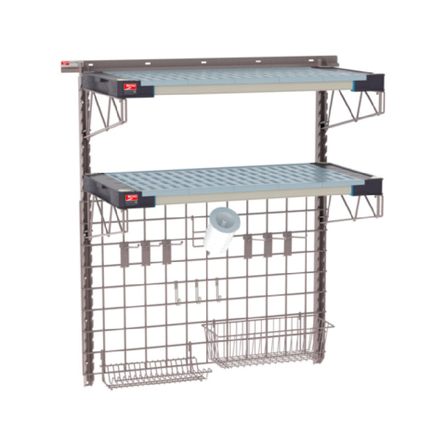 Metro SW-1836K4-45-SINK - SmartWall Complete Kit For Sinks, One-shelf, Components Include A Wall Track