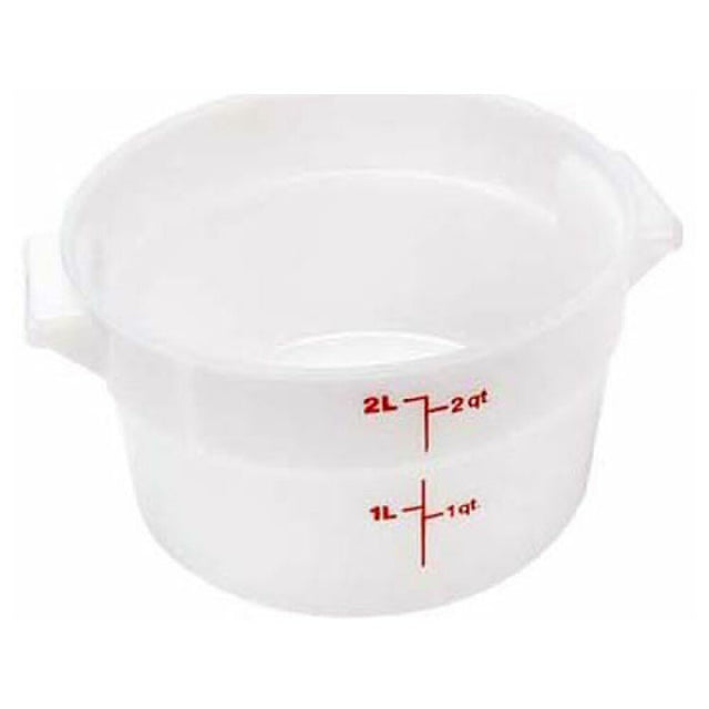 Cambro RFS2148 Container 8 3/16"rd 2 Qt Wht