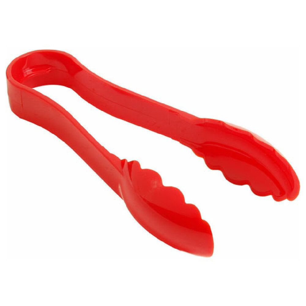 Cambro 6TGS404 Tongs 6"l Scallop Red Plst