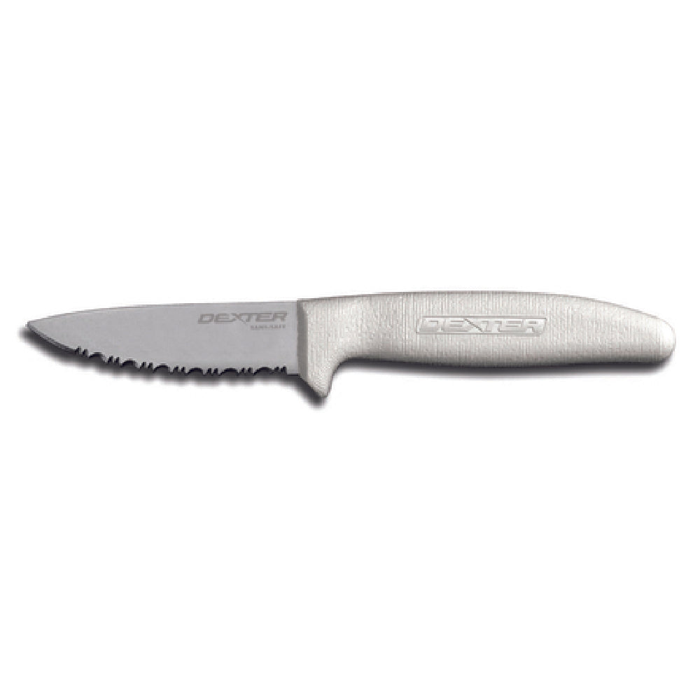 Dexter Russell 15343 Sani-Safe® (S151SC-GWE-PCP) Net/Utility Knife 3-1/2" Scalloped Blade