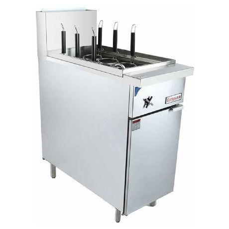 Empura Equipment E-PC11_LP Pasta Cooker Stainless Steel Front And Sides 11 Gallons Water Tank Capacity