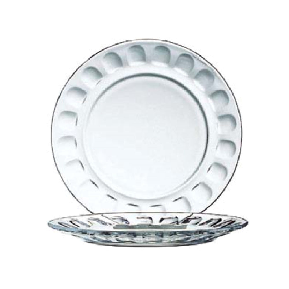 Arc Cardinal 01158 Arcoroc Roc Plate (D:7.5'') Soda Lime Glass