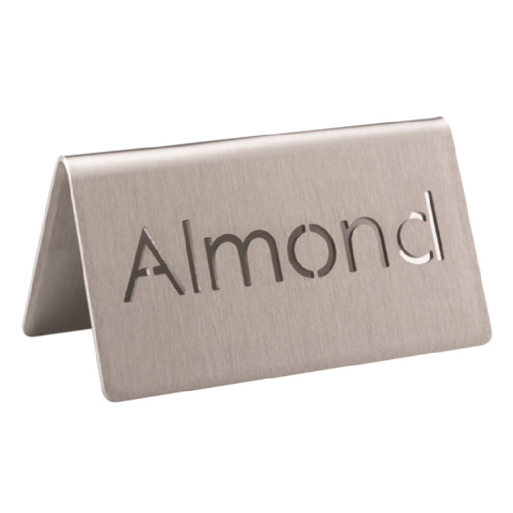 Service Ideas 1C-BF-ALMOND-MOD Service Ideas Laser Cut ID Tent Table Tent Almond