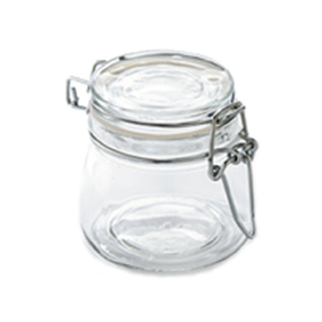 American Metalcraft HMMJ5 Mini Mason Jar 5 Oz. 3-1/4" X 3"H (OA) With Hinged Lid