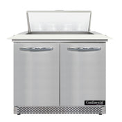 Continental Refrigerator D36N8C-FB Designer Line Sandwich Unit Front Breather