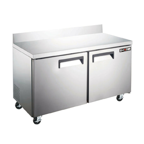 Admiral Craft USWF-2D U-STAR Freezer Work Top Counter 47-1/4"W X 29-1/2"D X 38-3/4"H Overall Size