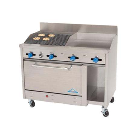 Comstock-Castle F3430-24-2RB Range Gas 48" Wide